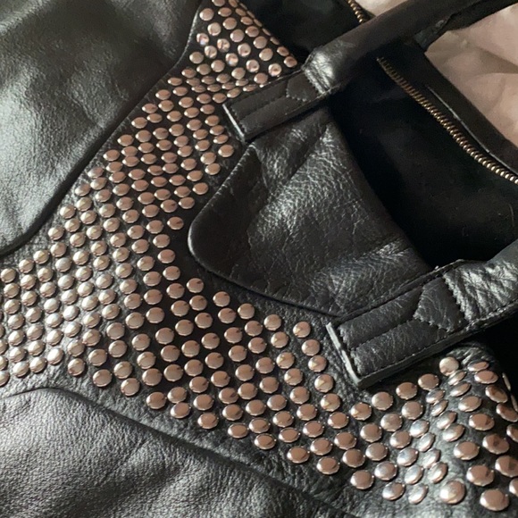 RARE! YVES SAINT LAURENT EASY Y YSL Rock Stud Bag - Picture 12 of 13